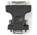 NEDIS adaptér VGA - DVI/ zástrčka VGA - 24+5pinová zásuvka DVI-I/ černý