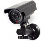 NEDIS atrapa bezpečnostní kamery s blikající LED/ bullet/ IP44/ venkovní/ černá