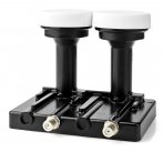 NEDIS univerzální LNB konvertor/ monoblok se dvěma výstupy 4.3/ úroveň šumu: 0,2–0,85 dB