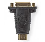 NEDIS adaptér HDMI - DVI/ konektory HDMI zástrčka – DVI zásuvka/ černý