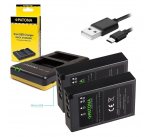 PATONA nabíječka Foto Dual Quick Olympus BLS5 + 2x baterie 1100mAh USB