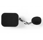 NEDIS ergonomická opěrka paže/ otočná/ stolní/ s podložkou pod myš/ kovová