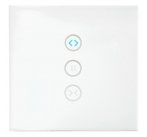 NEDIS Wi-Fi chytrý spínač/ nástěnný/ řídící jednotka záclon, rolet a žaluzií/ Android/ iOS/ Nedis® SmartLife/ bílý