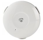 NEDIS Wi-Fi chytrý detektor úniku vody/ napájení na baterii/ 1x CR2/ bílý