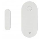 NEDIS chytrý dveřní nebo okenní snímač/ Android &amp; iOS/ Zigbee/ SmartLife/ baterie CR2032 součástí balení/ bílý
