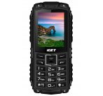 iGET Defender D10 - Black  odolný telefon 2,4&quot;, Dual SIM, 32Mb+32Mb, 0,3 MPx, IP68