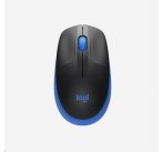 Logitech bezdrátová myš M190 Full-Size Wireless Mouse, modrá