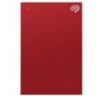 Seagate One Touch, 4TB externí HDD, 2.5", USB 3.0, červený