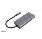 AKASA - externí USB hub - USB typ-C na 9-in-1