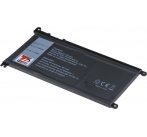 Baterie T6 power Dell Insprion 15 5568, 5578, Vostro 14 5468, 15 5568, 3680mAh, 42Wh, 3cell, Li-pol