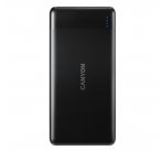 Canyon CNE-CPB1007B Powerbank, polymérová, 10.000 mAh, 1 x USB výstup, micro USB/USB-C vstup, Smart IC, kompaktná, čiern