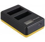 PATONA nabíječka Foto Dual LCD Nikon EN-EL14 USB
