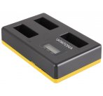 PATONA nabíječka Foto Triple Canon LP-E17 + LCD