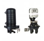 XtendLan Vodotěsná optická spojka, zemní/zeď/stožár, 24 vláken 4x6, 3+1 prostup, samosmršťovací, 300x188mm