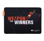 Canyon CND-CMP8, podložka pod hernú myš, veľkosť XL, 270x210x3mm, čierna