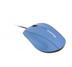 Canyon CNE-CMS05BX, optická myš, USB, 1000 dpi, 3 tlač, eco balenie, svetlo-modrá