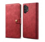 Lenuo Leather pro Samsung Galaxy A32 5G, červené