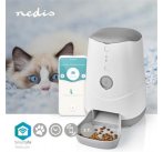 Nedis WIFIPET10CWT - Chytrý Automat na Krmivo pro domácí mazlíčky, WiFi, Android/iOS